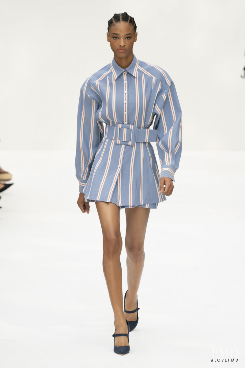 Janaye Furman featured in  the Carolina Herrera fashion show for Spring/Summer 2020