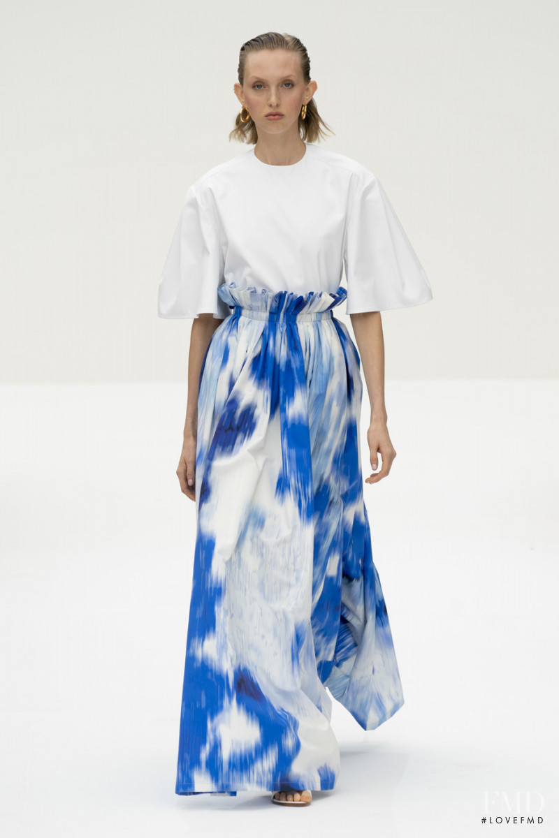 Delilah Koch featured in  the Carolina Herrera fashion show for Spring/Summer 2020