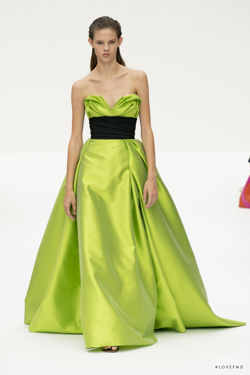 Julia Merkelbach featured in  the Carolina Herrera fashion show for Spring/Summer 2020