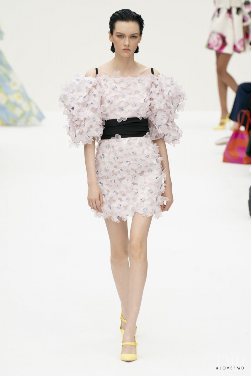 Sofia Steinberg featured in  the Carolina Herrera fashion show for Spring/Summer 2020
