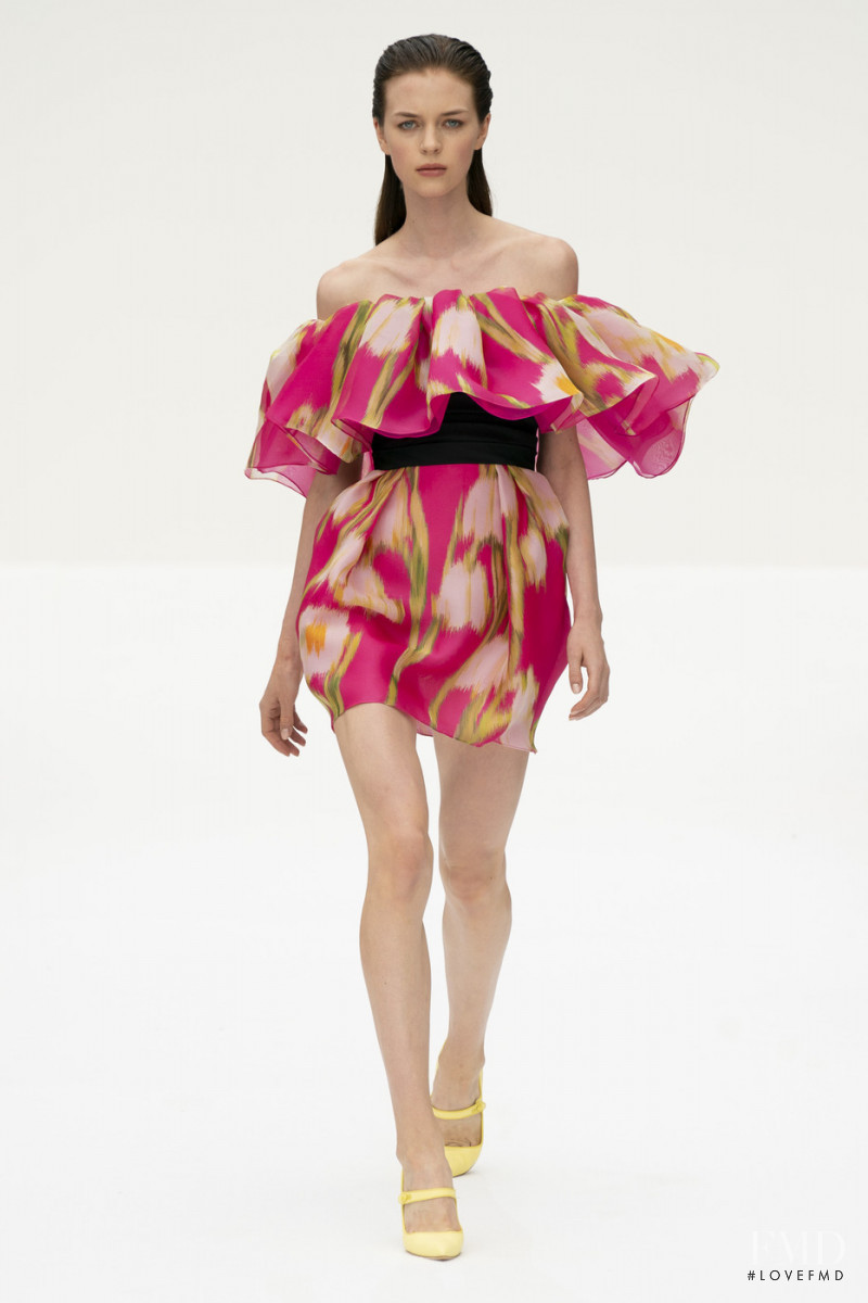 Tilda Jonsson featured in  the Carolina Herrera fashion show for Spring/Summer 2020