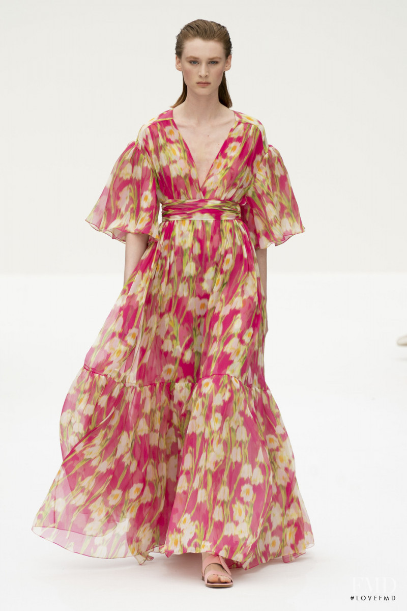 Kaila Wyatt featured in  the Carolina Herrera fashion show for Spring/Summer 2020