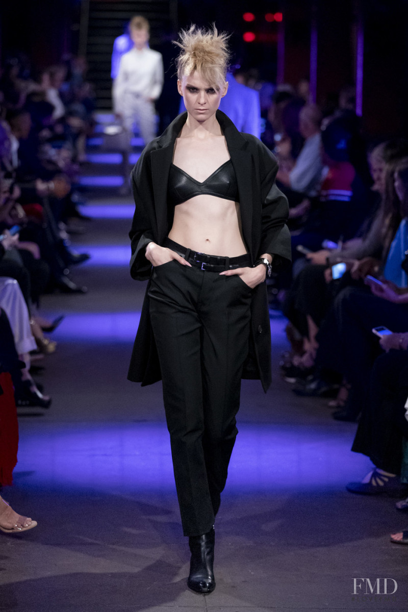 Emily Driver featured in  the Tom Ford fashion show for Spring/Summer 2020