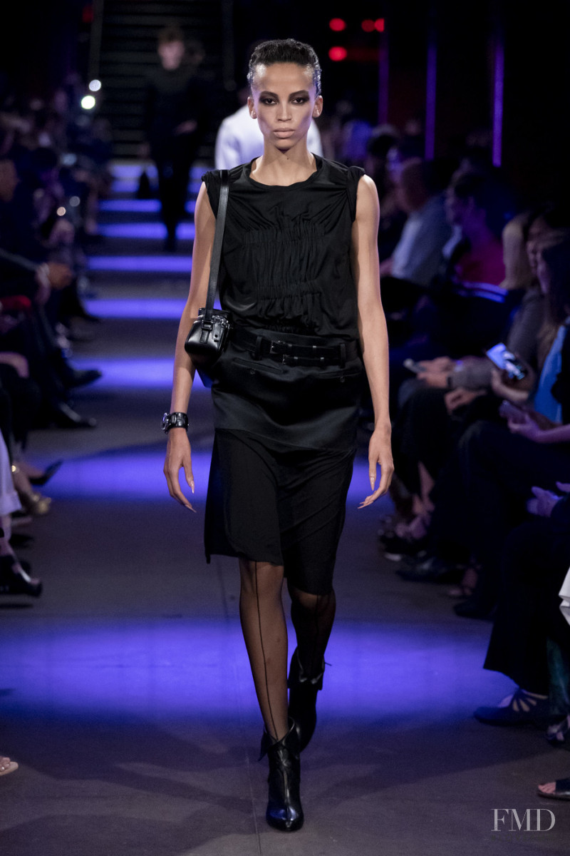 Emily Viviane featured in  the Tom Ford fashion show for Spring/Summer 2020
