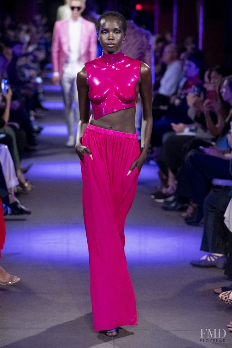 Ajok Madel featured in  the Tom Ford fashion show for Spring/Summer 2020