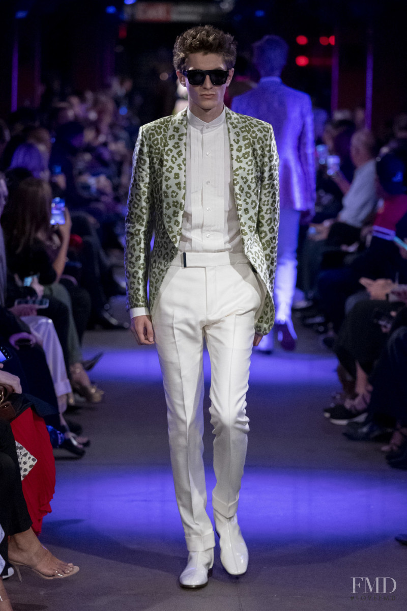 Henry Kitcher featured in  the Tom Ford fashion show for Spring/Summer 2020