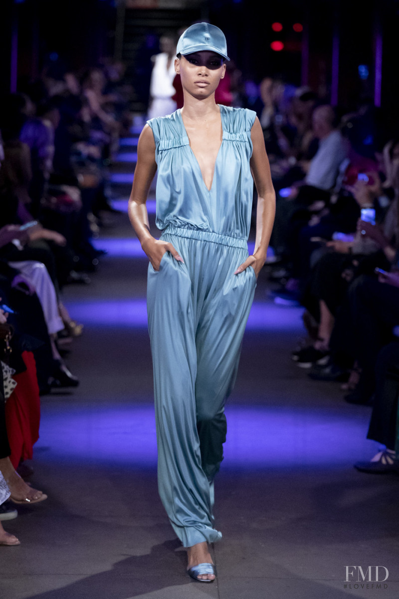 Lineisy Montero featured in  the Tom Ford fashion show for Spring/Summer 2020