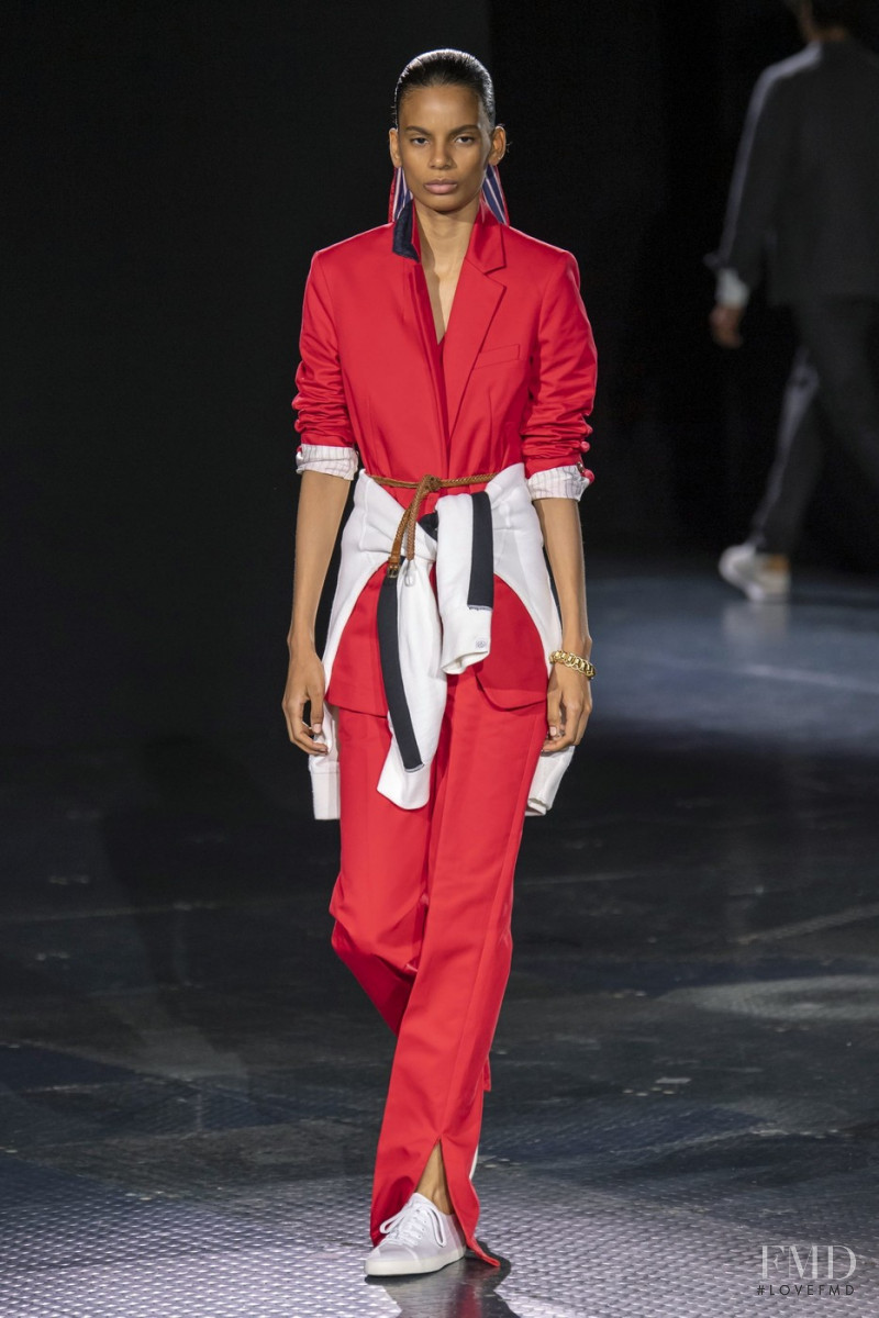 Annibelis Baez featured in  the rag & bone fashion show for Spring/Summer 2020