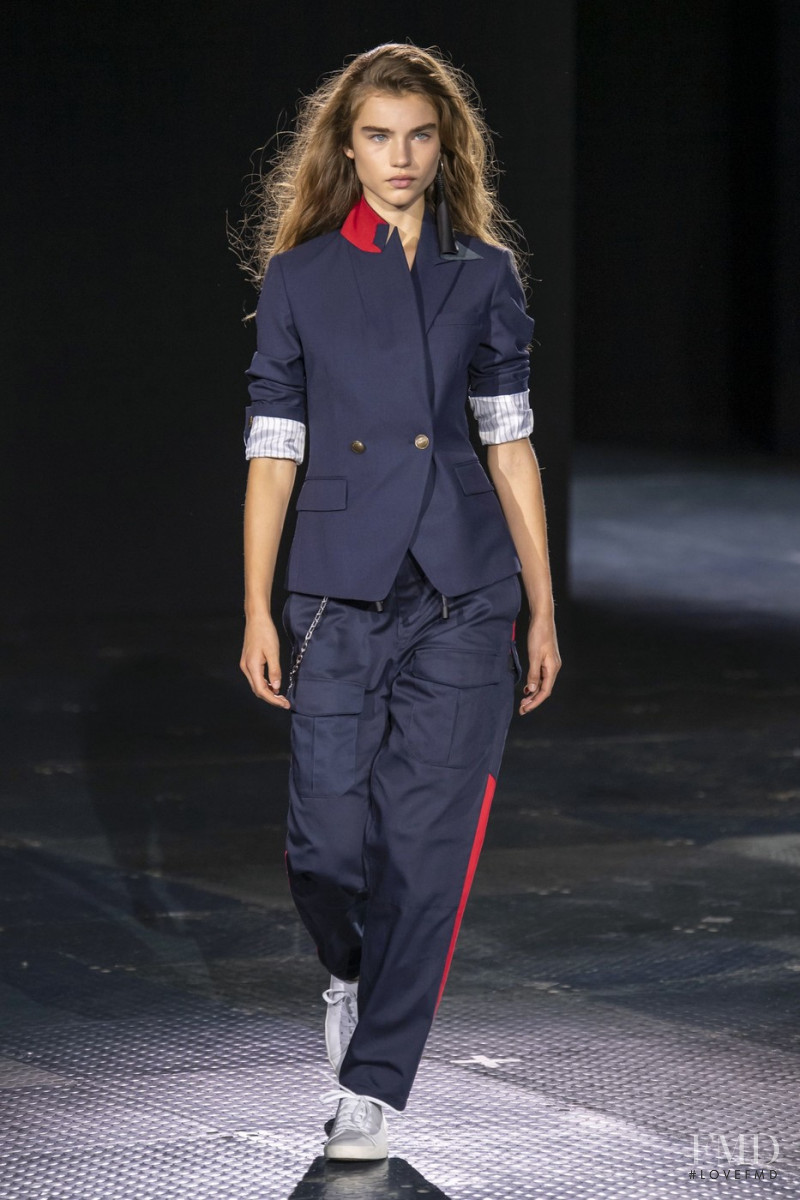 Meghan Roche featured in  the rag & bone fashion show for Spring/Summer 2020