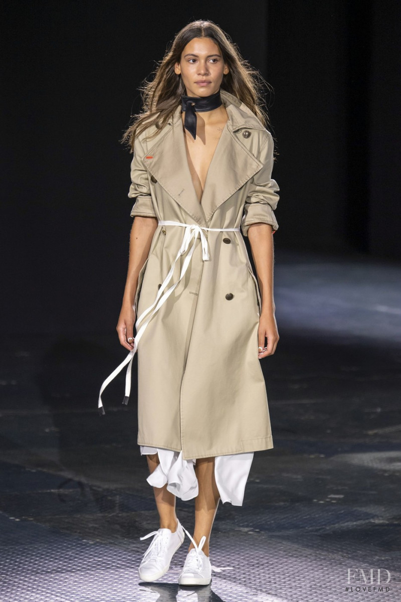 Kaya Wilkins featured in  the rag & bone fashion show for Spring/Summer 2020