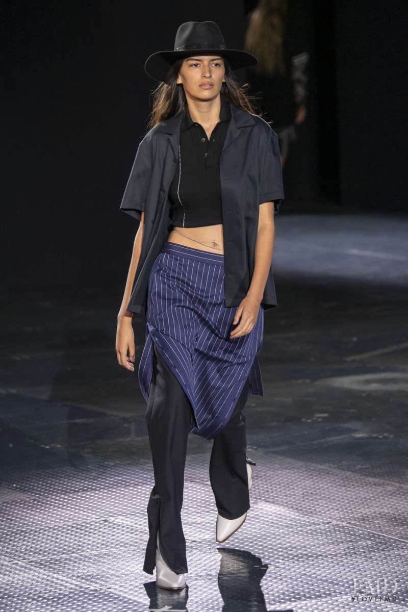 Celeste Romero featured in  the rag & bone fashion show for Spring/Summer 2020