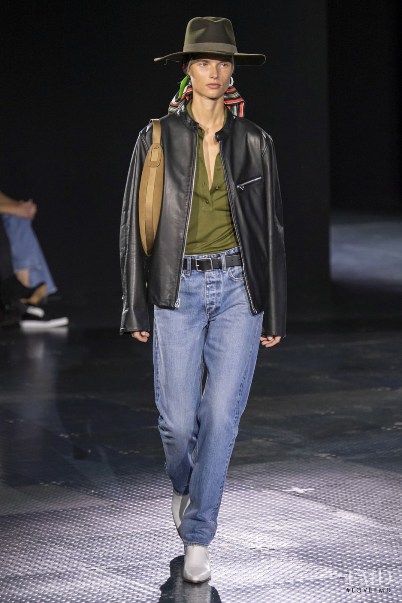 Giedre Dukauskaite featured in  the rag & bone fashion show for Spring/Summer 2020