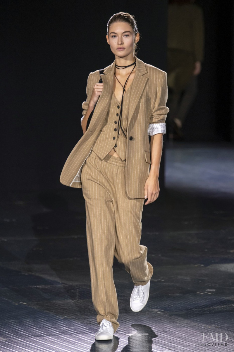 Grace Elizabeth featured in  the rag & bone fashion show for Spring/Summer 2020