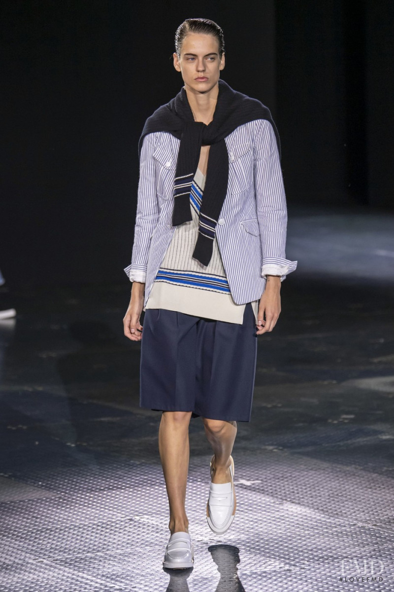 Miriam Sanchez featured in  the rag & bone fashion show for Spring/Summer 2020