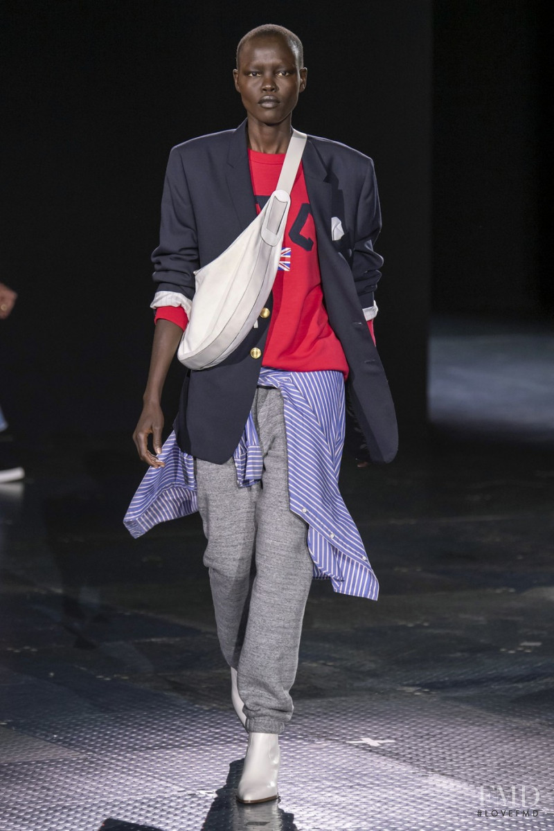 Grace Bol featured in  the rag & bone fashion show for Spring/Summer 2020