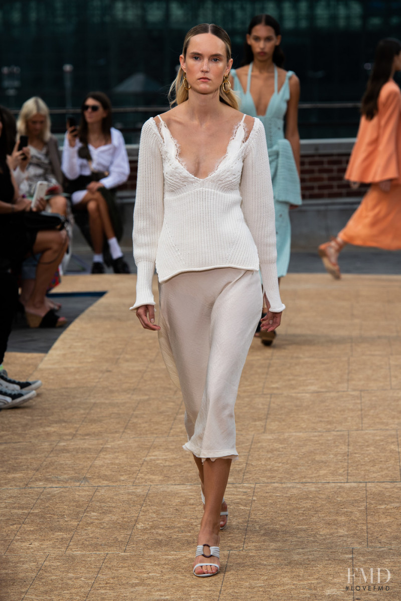 Harleth Kuusik featured in  the Jonathan Simkhai fashion show for Spring/Summer 2020