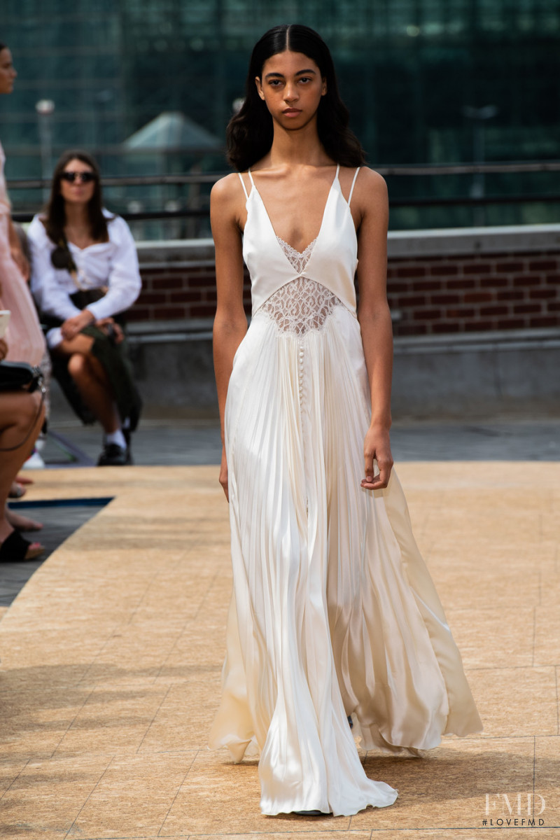 Rocio Marconi featured in  the Jonathan Simkhai fashion show for Spring/Summer 2020