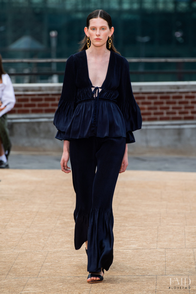 Freya Lawrence featured in  the Jonathan Simkhai fashion show for Spring/Summer 2020