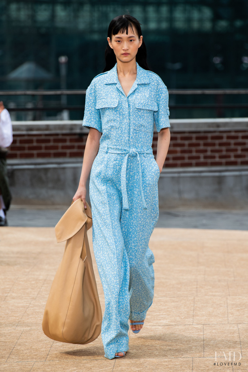 Wangy Xinyu featured in  the Jonathan Simkhai fashion show for Spring/Summer 2020