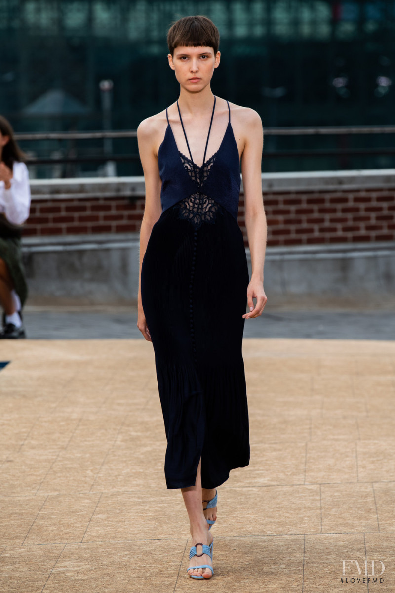 Sara Soric featured in  the Jonathan Simkhai fashion show for Spring/Summer 2020