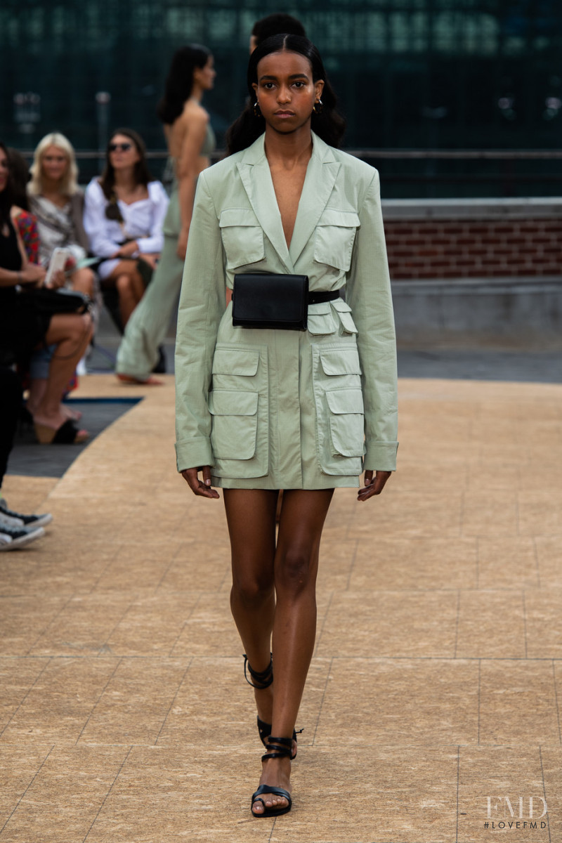 Carmen Amare featured in  the Jonathan Simkhai fashion show for Spring/Summer 2020