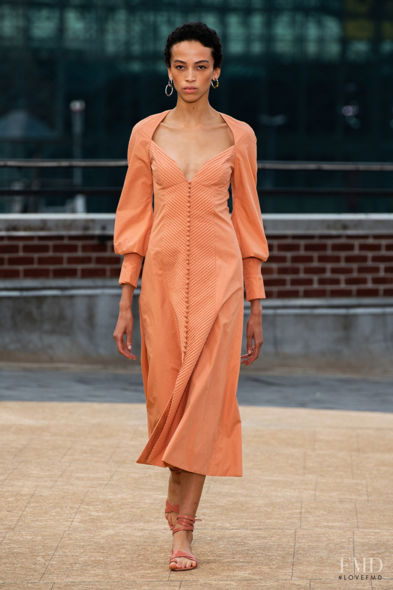 Emily Viviane featured in  the Jonathan Simkhai fashion show for Spring/Summer 2020