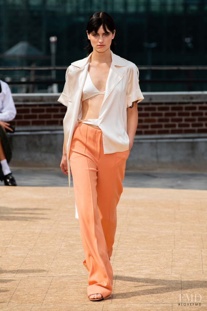 Sarah Brown featured in  the Jonathan Simkhai fashion show for Spring/Summer 2020