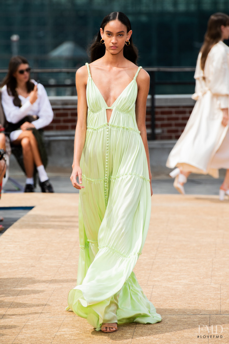 Nayeli Figueroa featured in  the Jonathan Simkhai fashion show for Spring/Summer 2020
