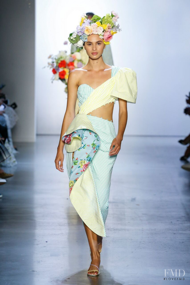 Aira Ferreira featured in  the Prabal Gurung fashion show for Spring/Summer 2020