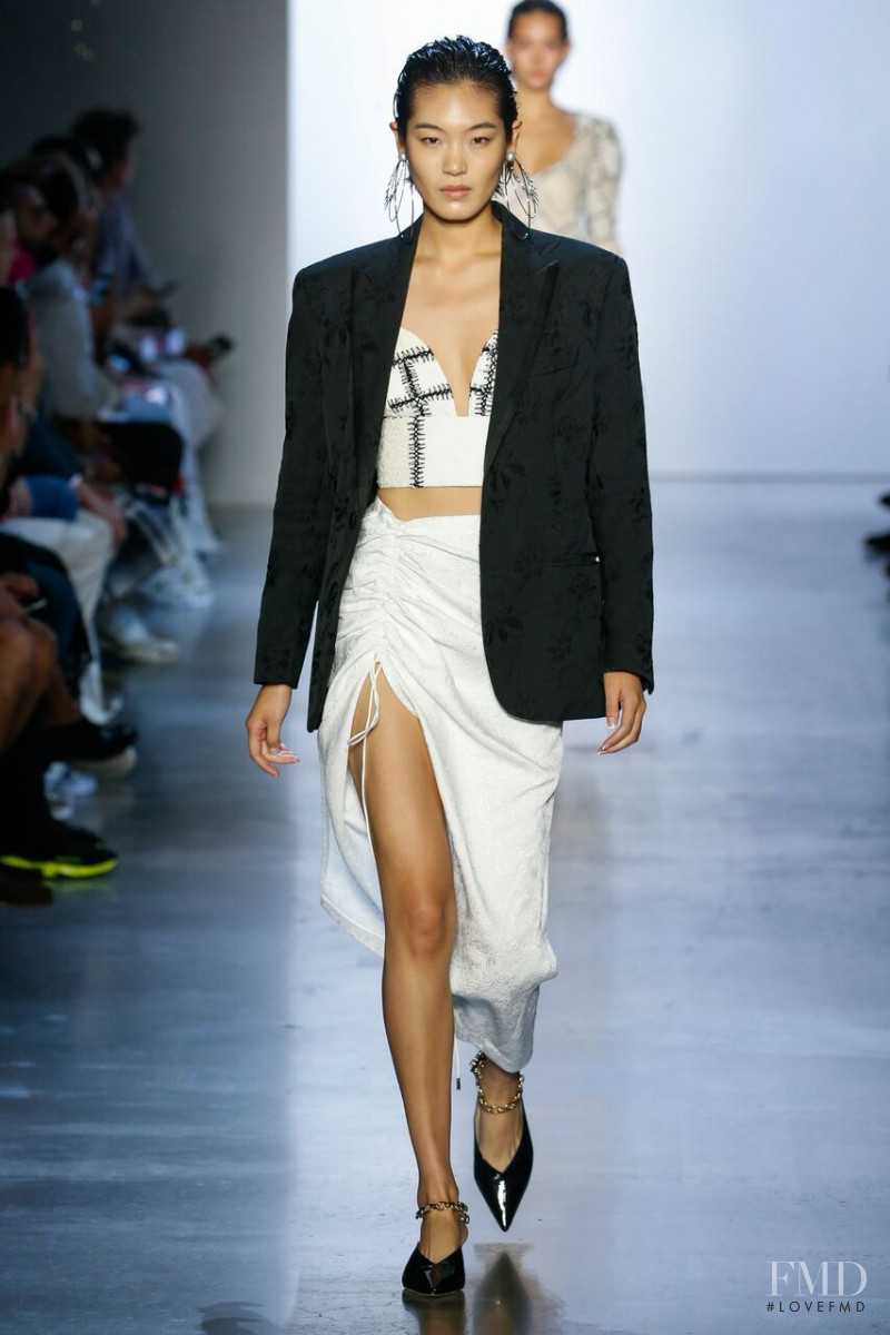 Chiharu Okunugi featured in  the Prabal Gurung fashion show for Spring/Summer 2020