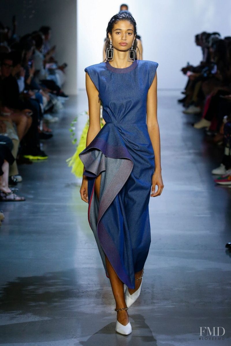 Malika El Maslouhi featured in  the Prabal Gurung fashion show for Spring/Summer 2020