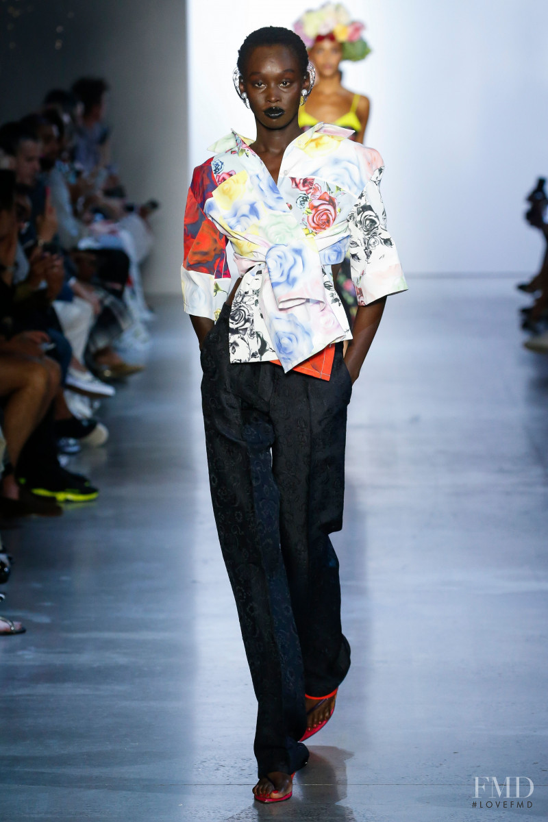 Sabah Koj featured in  the Prabal Gurung fashion show for Spring/Summer 2020