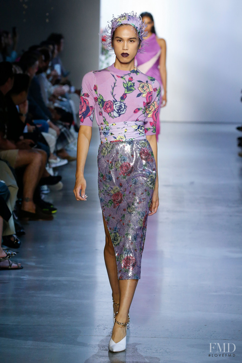 Dara Allen featured in  the Prabal Gurung fashion show for Spring/Summer 2020
