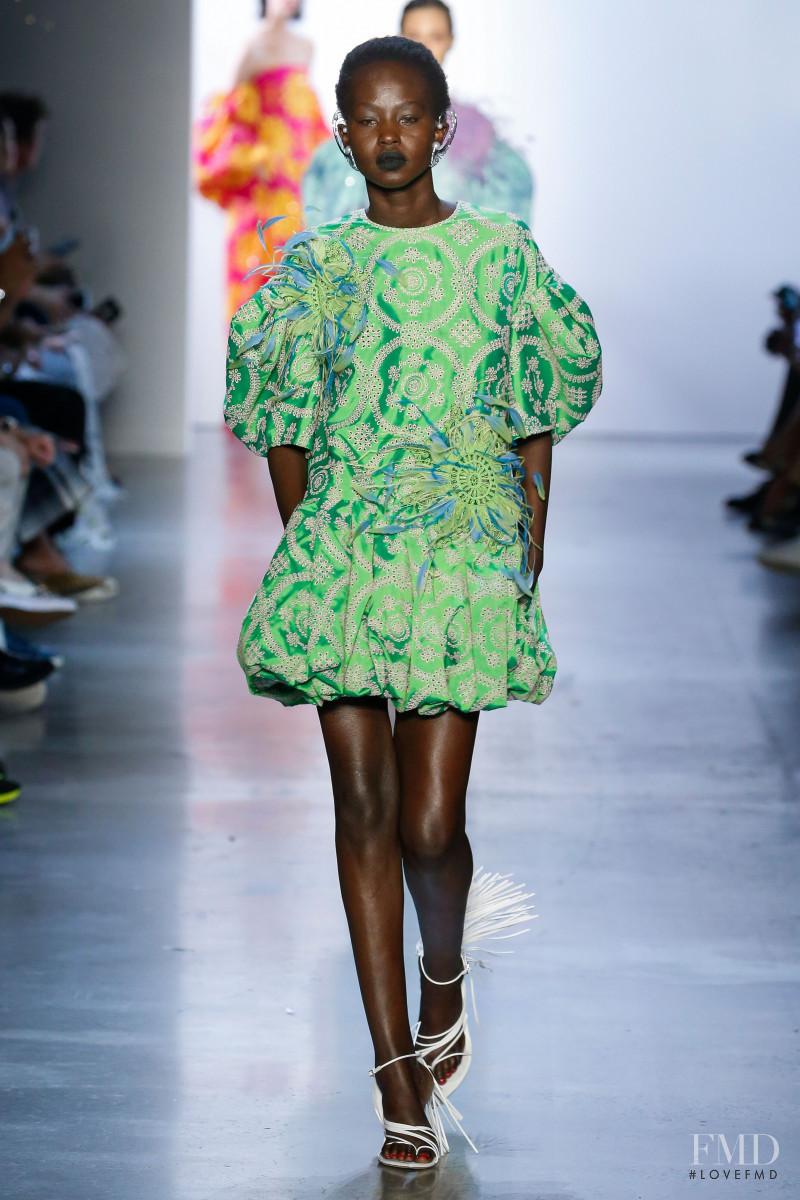 Aweng Chuol featured in  the Prabal Gurung fashion show for Spring/Summer 2020
