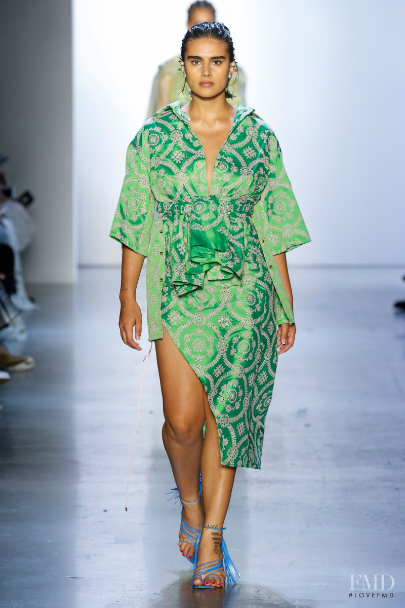 Jill Kortleve featured in  the Prabal Gurung fashion show for Spring/Summer 2020
