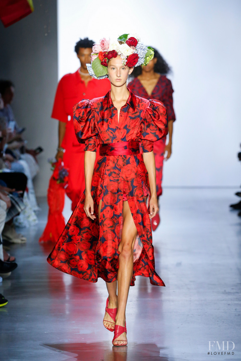 Jay Wright featured in  the Prabal Gurung fashion show for Spring/Summer 2020