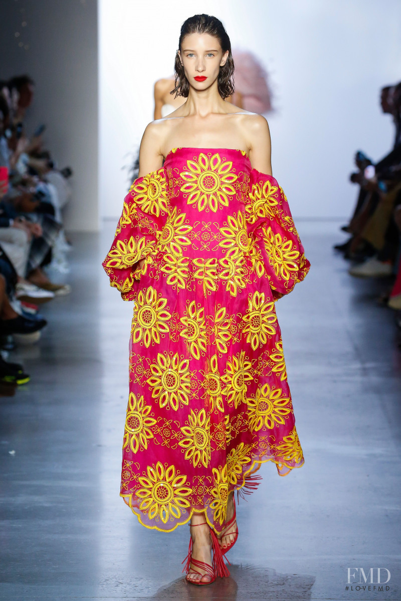 Sasha Knysh featured in  the Prabal Gurung fashion show for Spring/Summer 2020