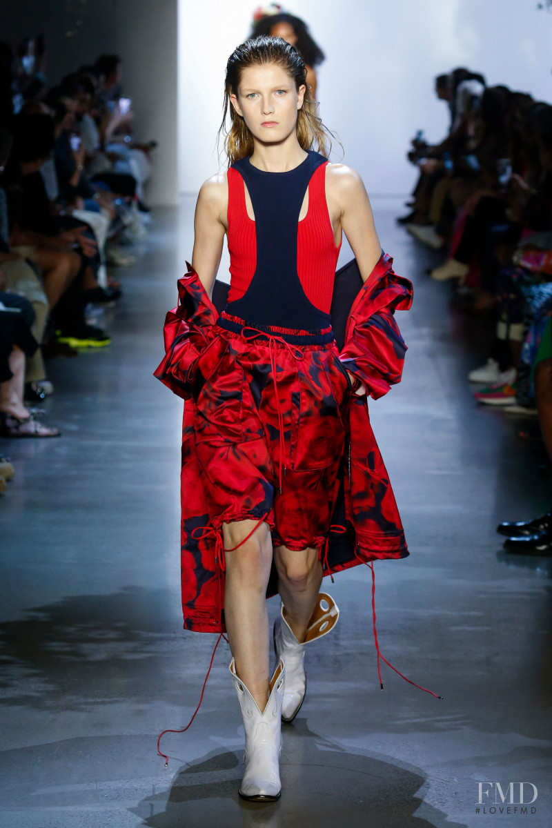 Tessa Bruinsma featured in  the Prabal Gurung fashion show for Spring/Summer 2020