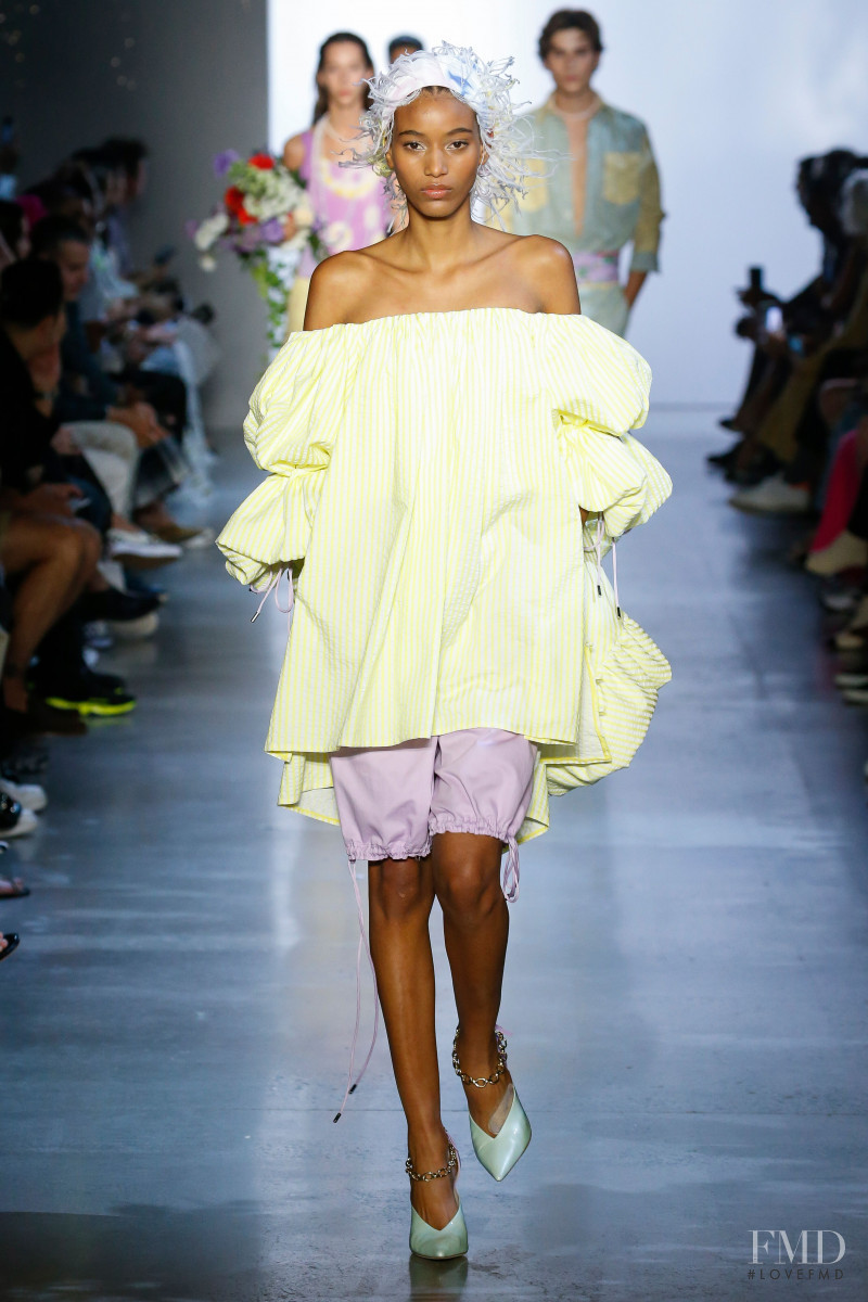 Manuela Sanchez featured in  the Prabal Gurung fashion show for Spring/Summer 2020