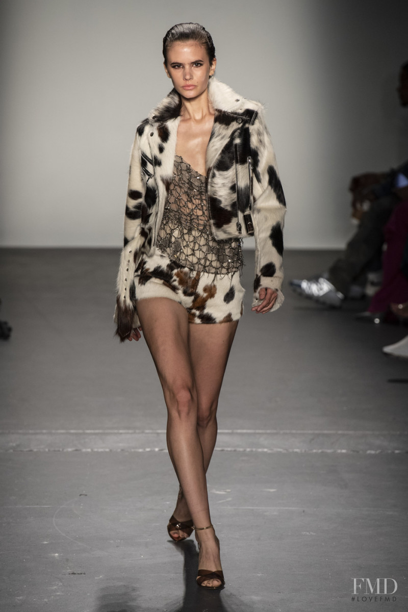 Wioletta Rudko featured in  the Laquan Smith fashion show for Spring/Summer 2020