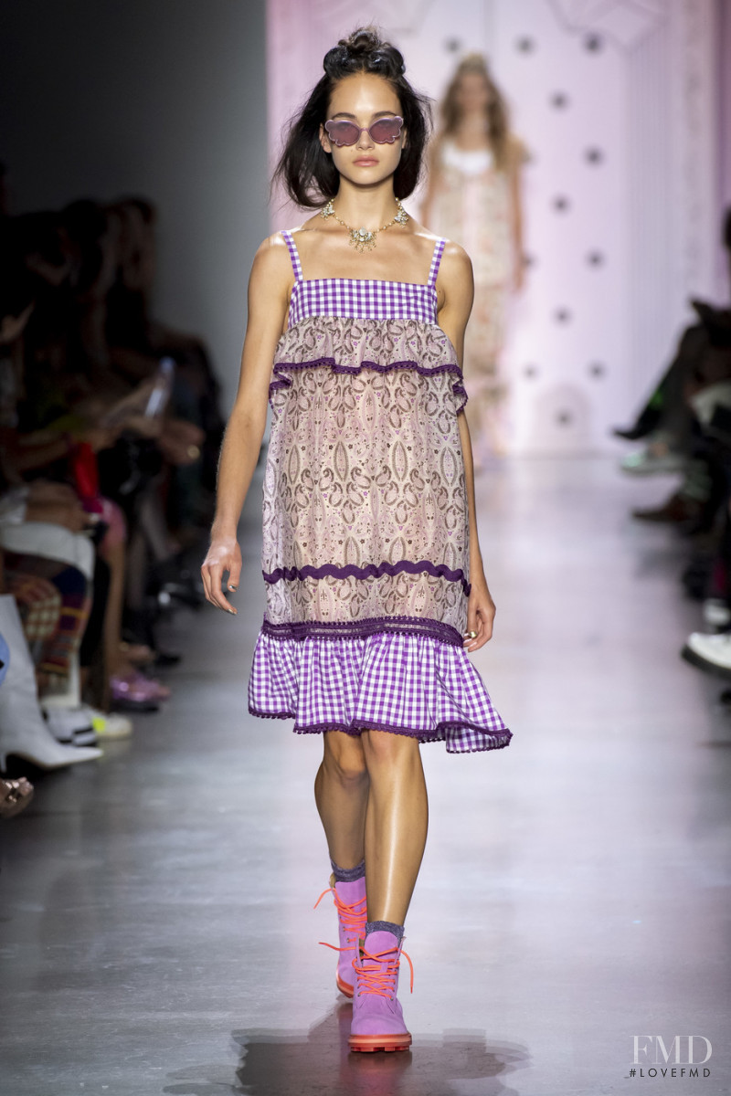 Lillian Conner featured in  the Anna Sui fashion show for Spring/Summer 2020