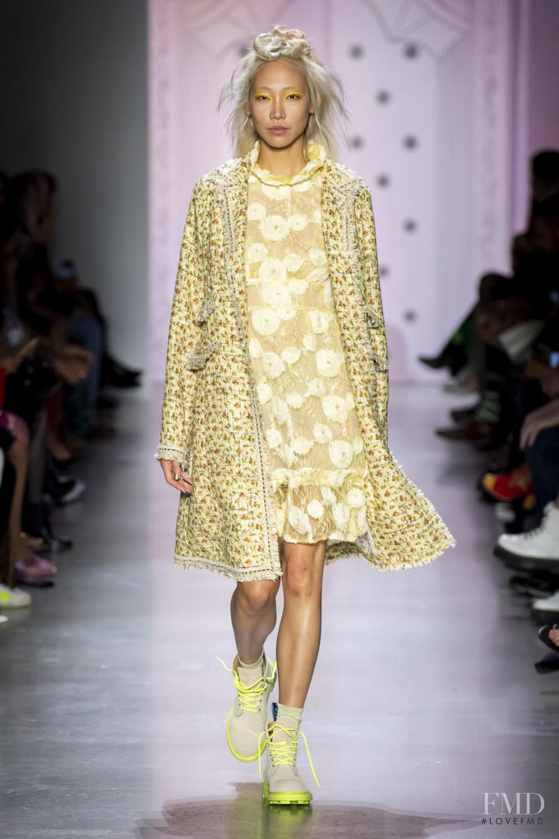 Soo Joo Park featured in  the Anna Sui fashion show for Spring/Summer 2020