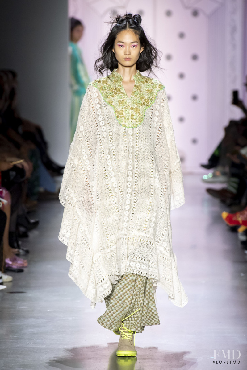 Hyun Ji Shin featured in  the Anna Sui fashion show for Spring/Summer 2020