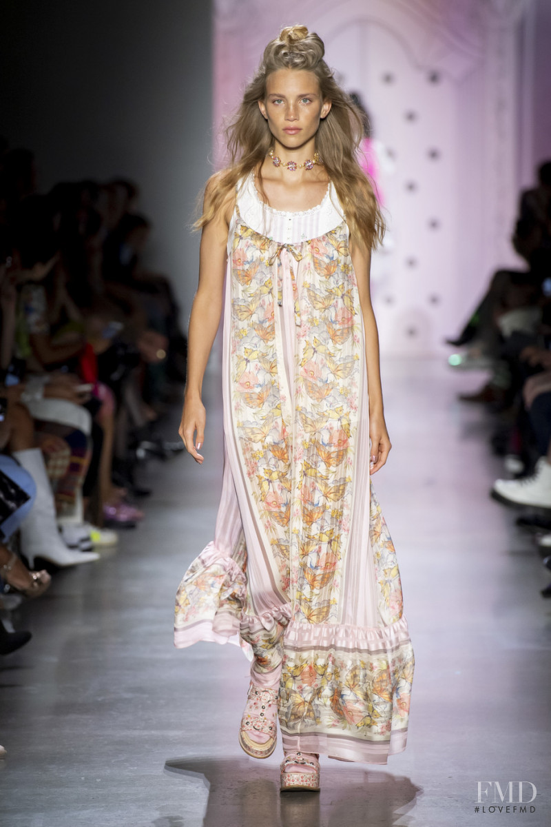 Rebecca Leigh Longendyke featured in  the Anna Sui fashion show for Spring/Summer 2020