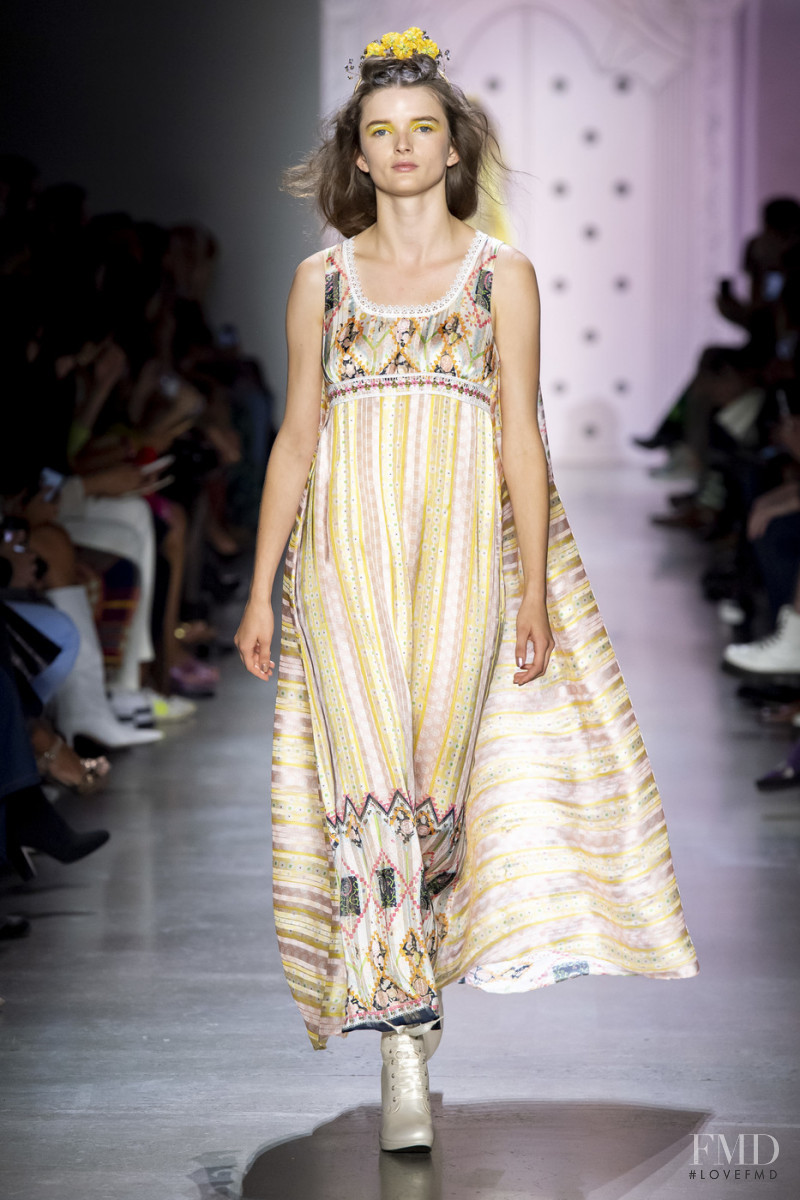 Primrose Archer featured in  the Anna Sui fashion show for Spring/Summer 2020