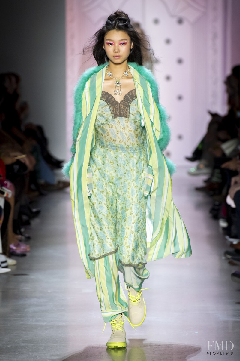 Yoon Young Bae featured in  the Anna Sui fashion show for Spring/Summer 2020