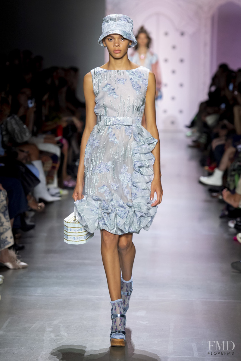 Hiandra Martinez featured in  the Anna Sui fashion show for Spring/Summer 2020