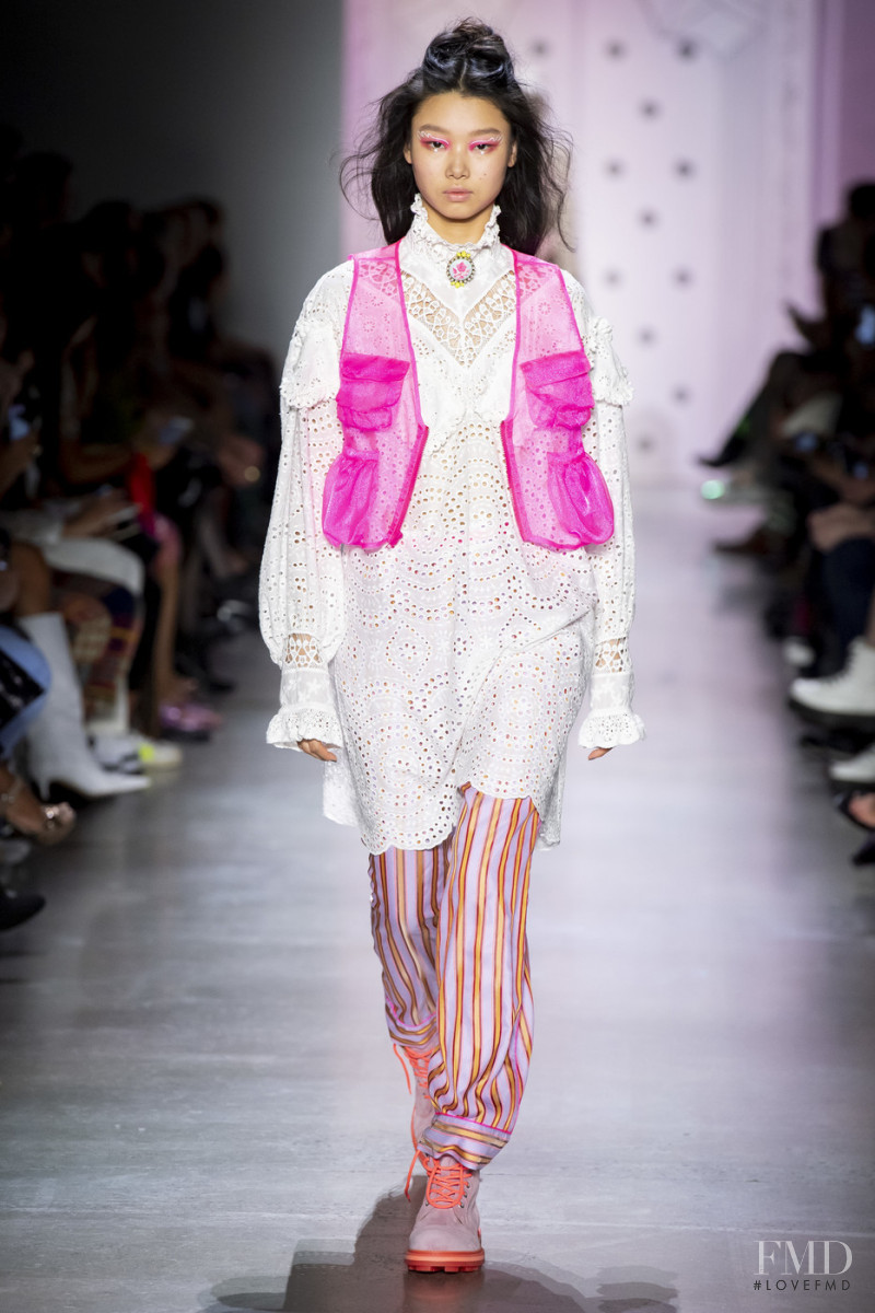 Yoon Young Bae featured in  the Anna Sui fashion show for Spring/Summer 2020