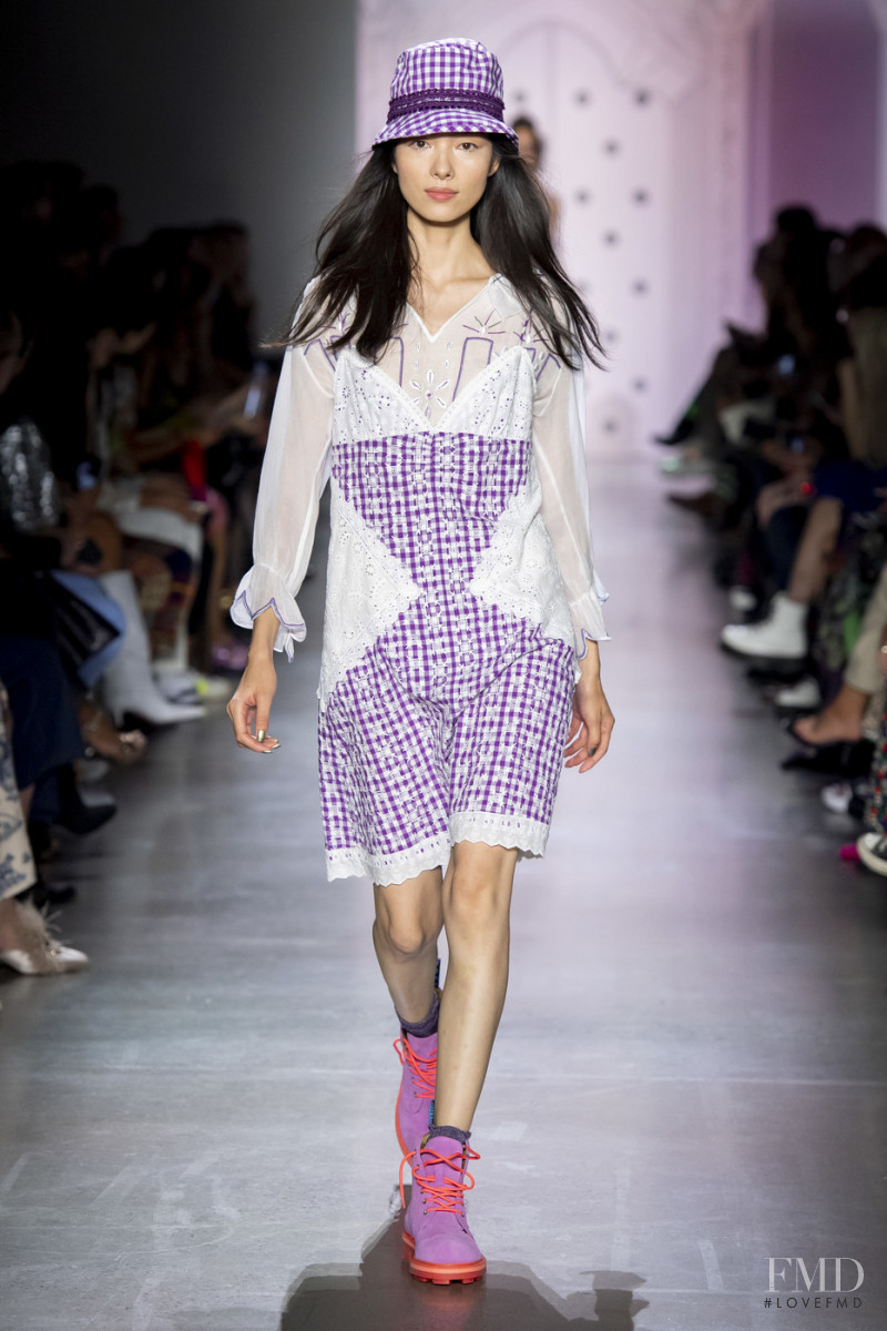 Fei Fei Sun featured in  the Anna Sui fashion show for Spring/Summer 2020