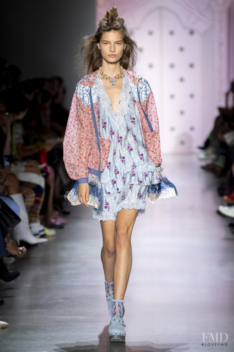 Faretta Radic featured in  the Anna Sui fashion show for Spring/Summer 2020